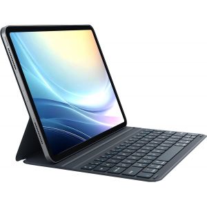 Clavier Ipad 11/10 Eme Generation (11 Pouce, A16 2025/10,9 Pounce,2022), Ultra-Léger, Portable, Etui Clavier Magnétique Avec Angle Réglable, Français Azerty, Gris - Neuf