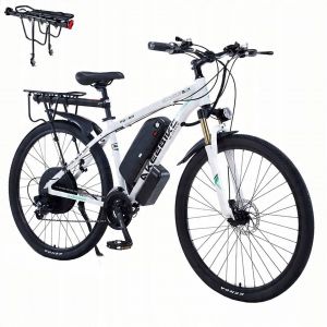 Akez Vélo Électrique 29&#39;&#39; 1000w 48v13ah 45km/H Shimano21 75km Vtt - Blanc - Neuf