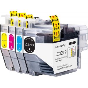 4 Pi&egrave;ces LC3219XL Cartouches d'encre Compatible avec Brother LC3219 XL LC3217 Multipack pour MFC-J5330DW MFC-J6930DW MFC-J5335DW MFC-J5730DW MFC-J6530DW MFC-J6935DW MFC-J5930DW - Neuf