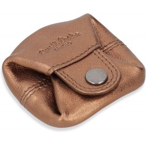 NSIECD-Porte-Monnaie Linus en Cuir Petite Bourse Couleur Cuir - Neuf