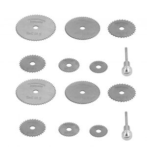 XYONG Lot de 2 lames de scie circulaire en acier rapide pour perceuse rotative, disque de coupe de remplacement - Neuf