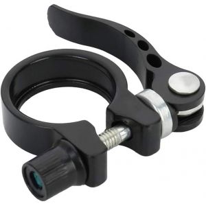 Pince Selle Vélo,Pince Tige Selle Vélo,Pinces Siège Vélo,Collier De Tige De Selle Alliage,Pour Tige De Selle De Vélo À Dégagement Rapide 27,2/28,6 Mm (Noir) - Neuf