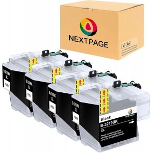 Brother LC3219 LC-3219XL Cartouches d'encre de rechange compatibles avec Brother MFC-J5330DW MFC-J5335DW MFC-J6530DW MFC-J6930DW MFC-J5730DW MFC-J5930DW MFC-J6935DW (4 x LC3219XL noir) - Neuf