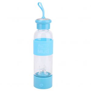 HJLIAN Tasse a cafe et lait electrique 400 ml, gobelet melangeur automatique, bouteille bleue - Neuf