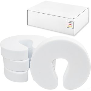 Shiliu-Protège-Doigts En Mousse, 4 Pièces, En Blanc, Pour Le Blocage Des Portes De 10 À 50 Mm, Empêche Les Portes De Claquer, Prote[ - Neuf