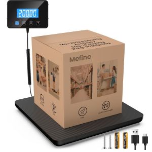 JEXNOVASHOP-Balance Colis Pese Personne 200kg, Balance Professionnelle de Precision avec Fonction Maintien & Tare, Pese Colis et Bagages avec &Eacute;cran LCD Mural, Secteur ou Batterie, pour Entrep&ocirc;ts, Bag - Neuf