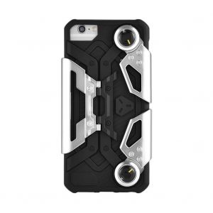 Crabe Type &Eacute;tui De Protection Couverture M&eacute;canique Jeu Poign&eacute;e Support Pour Iphone 6 / 7 / 8 Argent - Neuf
