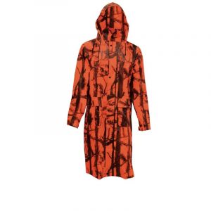 Manteau Imperm&eacute;able Long Polyur&eacute;thane Orange Camo Blaze M &Agrave; 4xl - Neuf
