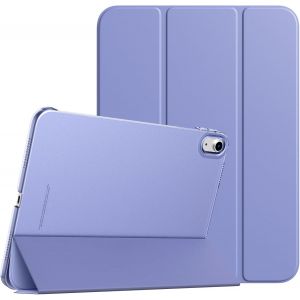 Coque Compatible avec iPad (A16) 11&egrave;me G&eacute;n&eacute;ration 11 Pouces 2025/iPad 10&egrave;me G&eacute;n&eacute;ration 10,9 Pouces 2022, L&eacute;g&egrave;re Housse Arri&egrave;re Translucide en PC avec R&eacute;veil/Sommeil Auto, Lavande Violette - Neuf