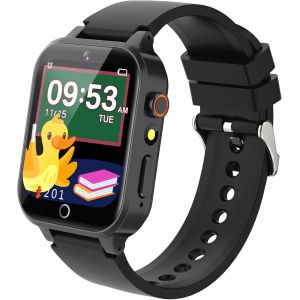 KALANKA-Montre Intelligente Enfants 26 Jeux, Montre Connect&eacute;e Enfant Garcon Fille HD Cam&eacute;ra Musique MP3 Lecteur Vid&eacute;o Podom&egrave;tre Contr&ocirc;le Parental R&eacute;veil, Montre Enfant Cadeaux pour Filles et Gar&ccedil;ons - Neuf