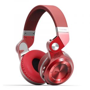 Casque Audio Sans Fil Bluetooth Avec Micro SD FM Pour Tous Smartphones Blanc Rouge YONIS - Neuf