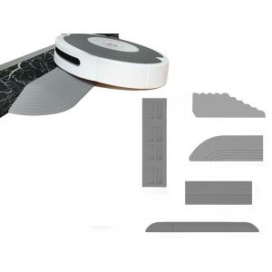 Kit de rampe de seuil pour aspirateur robot 68,6 cm Gris - Neuf