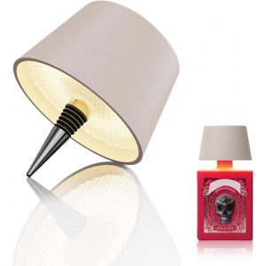 Kal-Lampe Tactile De Bouteille Amovible Et Amovible, Lampe De Table Sans Fil Rechargeable, Touche Tactile Ip54 Etanche Pour Restaurant,Chambre,Camping,Café - Neuf