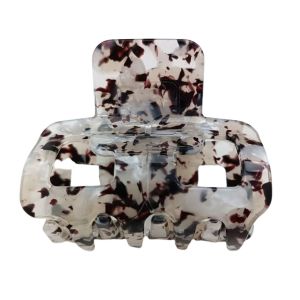 Promotion ! Pince Crabe Créateur 'scarlett' Gris - 55x40 Mm - Neuf