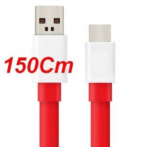 Câble USB 3.1 Original 1.50 metres Type C 5V 4A pour recharge rapide et transfert de données, cordon d'alimentation OnePlus One Plus One+ Two 2 Three 3 3T 5 5T 6 6T 7T 8 8T 9 Pro N100 N10 Nord 2 5G - Neuf