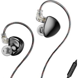 lbgwp60-Trn Mt5 Écouteurs Filaires Avec Microphone Écouteurs Stéréo De 3,5 Mm, Écouteurs Intra-Auriculaires À Isolation Sonore Basse, Cordon Anti-N?uds Et Câble Interchangeable | Pour Iphone/Samsung/ - Neuf