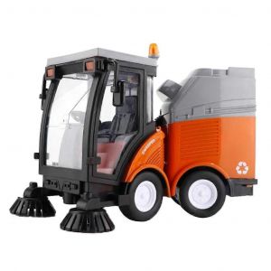 1:16 Scale Diecast Vehicles Construction Toys, Mini Vehicles Cars for Children Boys Learning & Educational Toy, Birthday Gifts, Road Sweeper - Neuf