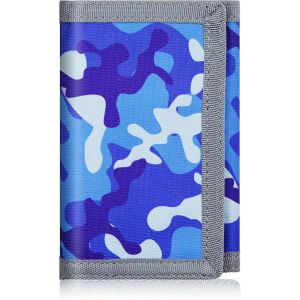Portefeuilles Cool Pour Adolescents Garçons Et Filles Avec Fermeture Éclair Poche Pour Pièces De Monnaie, Fente Pour Cartes, Toile Rfid À Trois Volets, Autocollant Magique Pour L'Extérieur De - Neuf