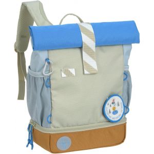 CHECARZHN--NO1-Sac À Dos Pour L'École Maternelle Sac À Dos Pour Enfants Rolltop Avec Sangle De Poitrine Hydrofuge, 11 Litres/Mini Rolltop Backpack Sunny Explorer Green/Blue - Neuf