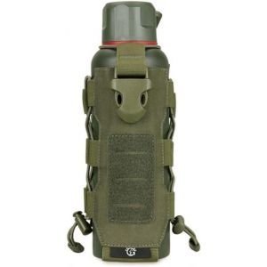 Jgd-Tactique Molle Bouteille D'eau Pochette En Nylon 0.3l-0.8l Cantine Couverture &Eacute;tui Voyage Bouilloire Sac Avec Syst&egrave;me Molle - Neuf