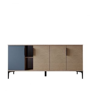 Buffet en bois "Tarz" - 180 x 40 x 79 cm - Marron - Neuf