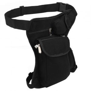 Multifonctionnel Sac De Taille Sports Drôle Jambe Pack Voyage En Plein Air Cyclisme Sac Moto Noir - Neuf