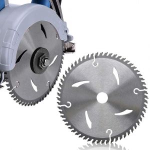Lames de scie circulaire pour bois, métal et plastique (136 mm de diamètre, alésage 10 dents de 20 mm) - Neuf