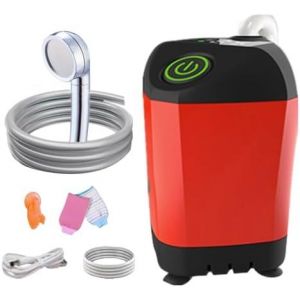 Douche De Camping Extérieure, Pommeau De Douche Portable Et Étanche, Pommeau De Douche Amovible - Neuf