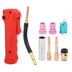 Pour Panasonic 500A MIG/MAG Torche de soudage Pieces Poignee Buse de gaz Diffuseur Support de pointe Col de cygnePour Panasonic 500A MIG/MAG Torche de soudage Pieces Poignee Buse de gaz Diffuseur Support de pointe Col de cygne - Neuf
