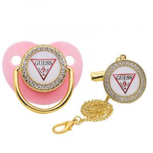 Sucette Pour B&eacute;b&eacute; Nouveau-N&eacute; En Silicone, T&eacute;tine L Rose - Neuf