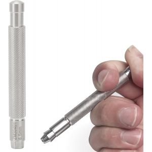 Kal-Outil De Remontage De Couronne, Outils De R&eacute;paration De Montre D'instrument De Remontage M&eacute;canique Manuel En Acier Inoxydable, Petit Tournevis &Agrave; &Eacute;crou, Remontage Facile Pour (6.5) - Neuf