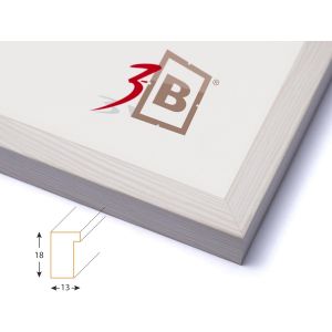 Cadre de l'image MEGA - Marron (ch&ecirc;ne avec un grain de bois visuellement doux) - 15x21 cm (A5) - cadre photo en bois avec verre acrylique - Neuf