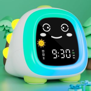 R&eacute;veil Pour Enfants Avec Veilleuse - Ok Pour R&eacute;veiller Le Sommeil Des Enfants - Horloge De Sommeil - D&eacute;tection De La Sieste - D&eacute;coration De Chambre D'Enfant Mignonne - Id&eacute;e Cadeau Pour - Neuf