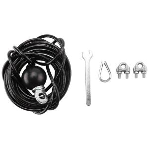 400cm Home Gym Fitness Lat Pulldown Cable Replacement, Longueur R&eacute;glable Pour Le C&acirc;ble Du Syst&egrave;me De Poulie Ma - Neuf