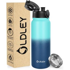 Bouteille D'eau Acier Inoxydable 600ml Bouteille Isotherme &Agrave; Double Paroi Pour Garder Les Boissons Chaudes Et Froides Sans Bpa Bouteille D'eau Isol&eacute;e M&eacute;tal Pour Sport Travail(Rouge Noir) - Neuf