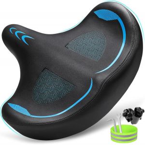 Subzonal-Selle De Velo Ultra Confortable Homme Et Femme - Extra Large, Avec Suspension, Ergonomique Coussin D'ailes Selle Bike Life - Selle Confort Velo Pour Vtt, V&eacute;lo De Ville, Ebike, V&eacute;lo Stationna - Neuf