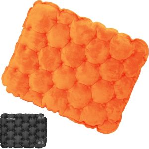 Velours Coussin De Voyage Gonflable,Imperm&eacute;able Coussins De Si&egrave;ge Pour Camping Exterieur Avion Voyages Stade Voiture Kayak Concert Plage Pelouse Chaise De Bureau,Ultral&eacute;ger & Pliable.[C63] - Neuf