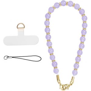 KAL-Bracelet Telephone Chaîne De Téléphone Portable, Bijoux De Telephone Lanière De Téléphone Perlée Chaine Telephone Portable, Chaîne De Téléphone Portable Perles - Neuf