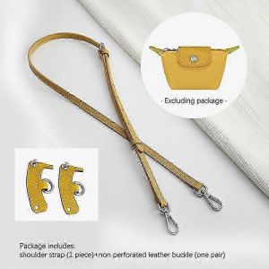 Bandouliere en cuir pour mini sac Longchamp Universite, bandouliere grise, accessoire de modification sans perforation - Neuf