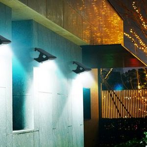 Lot De 2 Lampes Solaires &Agrave; D&eacute;tecteur De Mouvement Avec 45 Led, 3 Options De Montage, &Eacute;tanches, Pour Une Utilisation Ext&eacute;rieure - Neuf