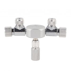 Hjlian Repartiteur 2 Voies Pour Regulateur De Co2, Clapet Anti-Retour A Aiguille, Cylindre - Neuf
