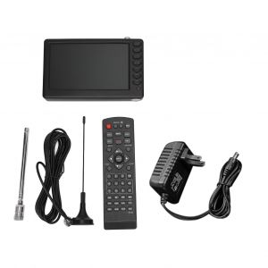 Televiseur numerique portable 5 pouces ISDB-T, interface multiple, haute sensibilite, rechargeable, LED, prise US 110-220 V - Neuf
