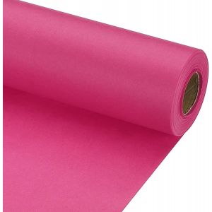 TIANYI-Papier d'Emballage, 15"" x 600"" (49') 70 G/M² Rouleau de Papier Kraft pour Emballage d'Affiches, Tableaux d'Affichage, Emballage Cadeau, Rose Foncé - Neuf