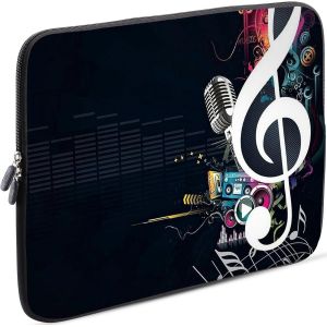 TIANYI-Housse 15-15,6 Pouces pour Ordinateur Portable pour - Sac pour Ordinateur Portable en n&eacute;opr&egrave;ne, avec Un Choix de 42 mod&egrave;les - Neuf