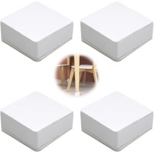 Rehausseurs De Meubles En Acier Au Carbone, Hauteur De 3 Cm, Rehausseurs De Pieds De Lit, Rehausseurs De Pieds De Table, Diamètre De 6 Cm Pour Surélever La Hauteur Du Lit, Du Canapé Ou De L'armoire - Neuf
