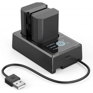 Batteries De Rechange Pour Camera Et Chargeur D'Ecran Lcd (Lot De 2), Compatible Avec Np-Fz100 Pour Sony A7 Iv/Fx3/Fx30/A7S I[Z2] - Neuf