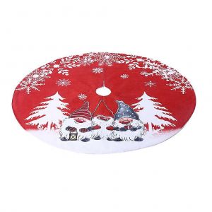 Jupe de sapin de No&euml;l en tapis d'int&eacute;rieur, tapis rond, housse de base en tissu. - Neuf