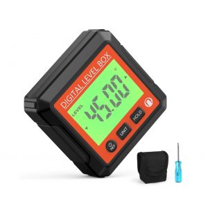 Inclinom&egrave;tre num&eacute;rique magn&eacute;tique, niveau et outil 4 en 1 - Neuf