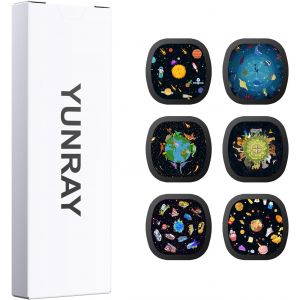 Starry Sky Realistic Record Kit, 5k Ultra HD Planetarium Home Starry Sky & Fog Projections for Galaxy Projector Pro, 6 Pieces (Kids) - Neuf