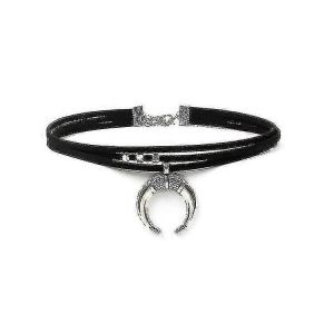 Bijoux Croissant G&eacute;om&eacute;trique Pendentif Collier Lune Corne Pendentif Fait &Agrave; La Main Collier - Neuf